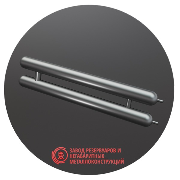 Регистры отопления двухрядные РСЭ-2x159x4.0-6000 мм